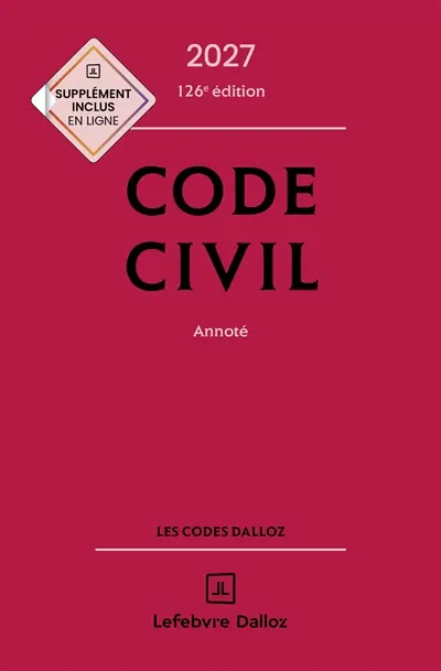 Code civil 2027, annoté