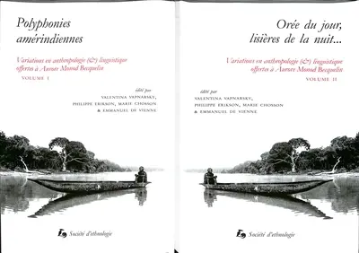 Variations en anthropologie (&) linguistique offertes à Aurore Monod Becquelin