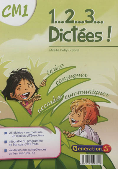 1...2...3... Dictées ! Cm1