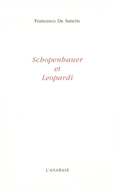 Schopenhauer et Leopardi