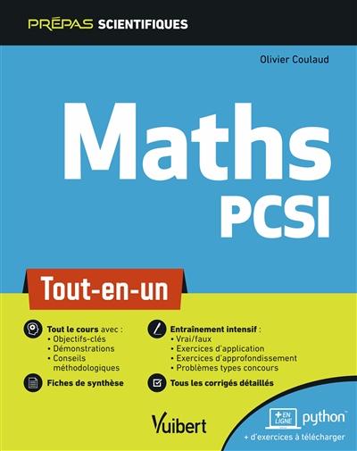 Maths PCSI : tout-en-un