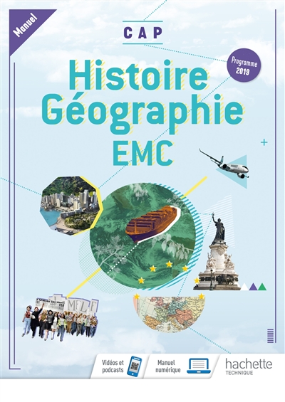 Histoire géographie, EMC, CAP : manuel : programme 2019