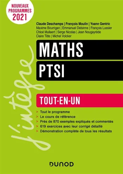 Maths PTSI : tout-en-un