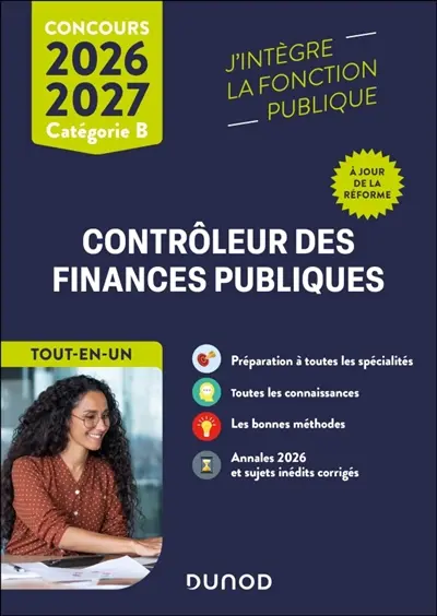 Contrôleur des finances publiques : tout-en-un : concours 2026-2027, catégorie B