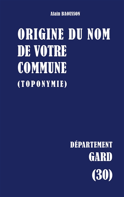 Origine du nom de votre...