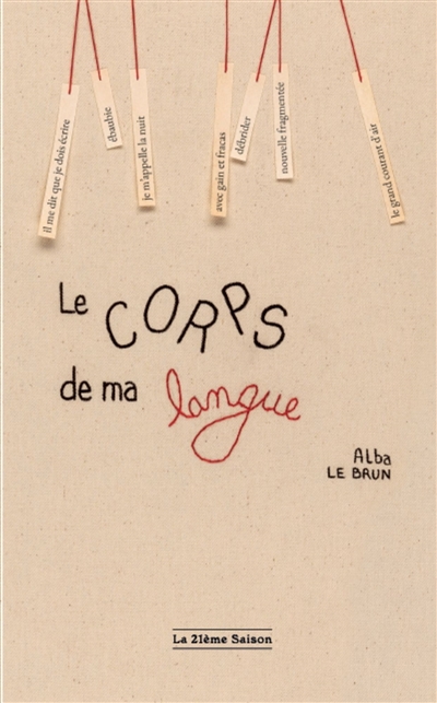 Le corps de ma langue
