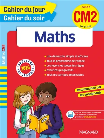 Maths CM2, cycle 3, 10-11 ans : nouveaux programmes 2016