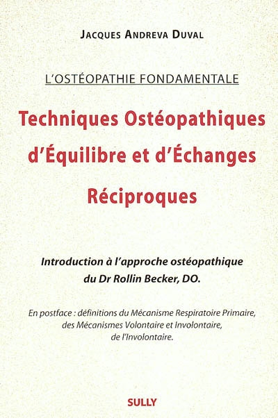 Techniques ostéopathiques...