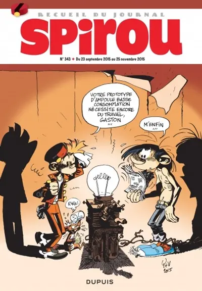 Recueil du journal de Spirou. Vol. 343. Du 23 septembre 2015 au 25 novembre 2015