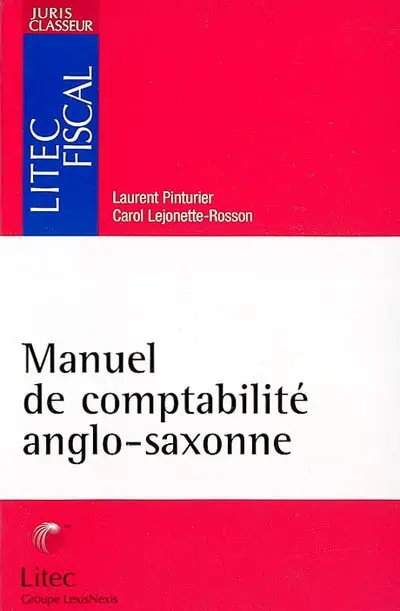 Manuel de comptabilté anglo-saxonne