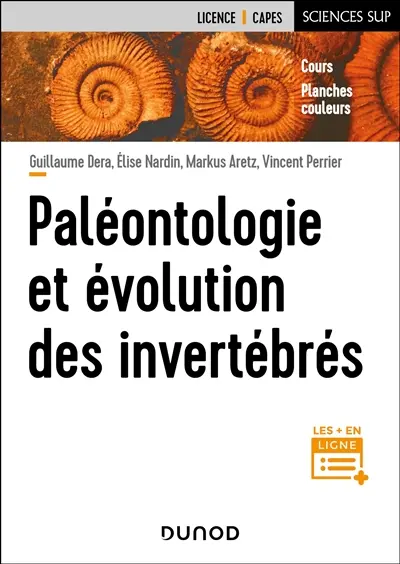 Paléontologie et évolution des invertébrés : cours, planches couleurs