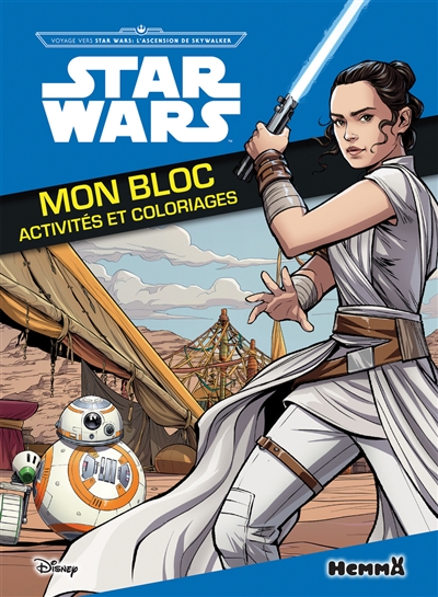 Star Wars : voyage vers Star Wars, l'ascension de Skywalker : mon bloc activités et coloriages