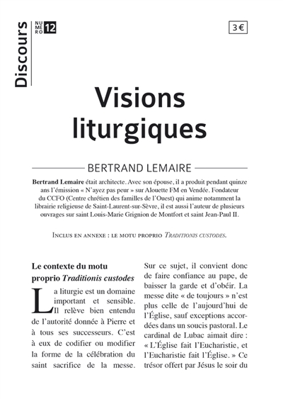Visions liturgiques