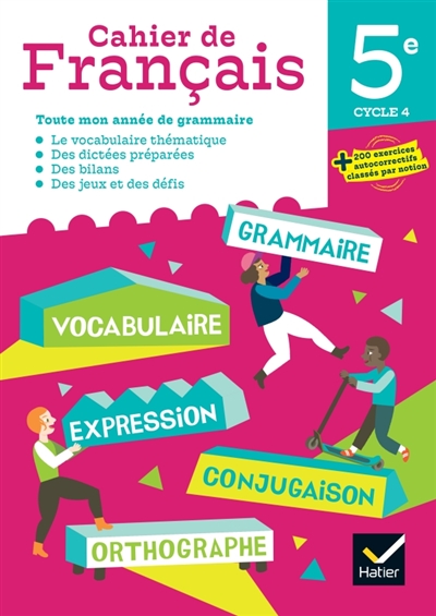 Cahier de français 5e :...