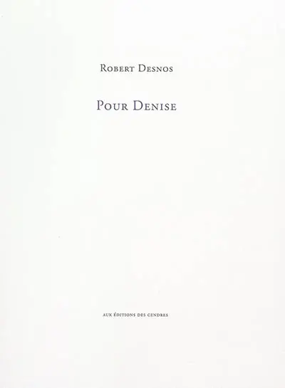 Pour Denise
