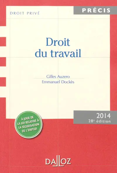 Droit du travail : 2014