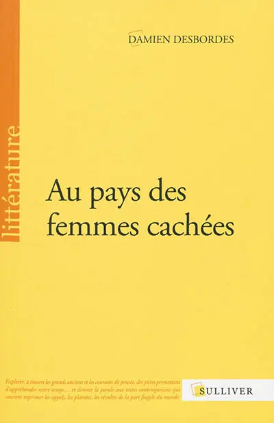Au pays des femmes cachées