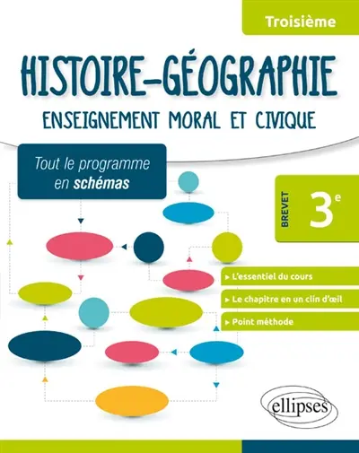 Histoire géographie, enseignement moral et civique, 3e : spécial brevet