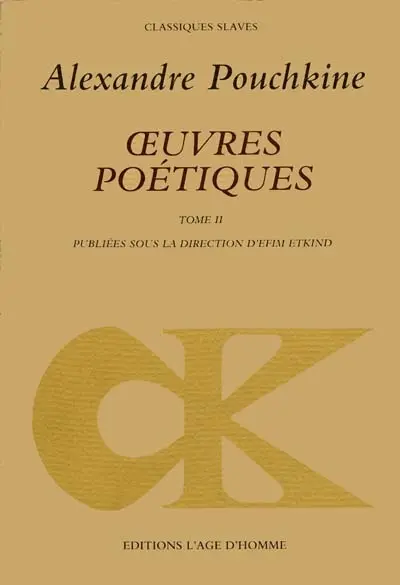 Oeuvres poétiques. Vol. 2