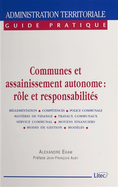 Communes et assainissement autonome : rôle et responsabilités