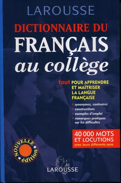 Dictionnaire du français au collège