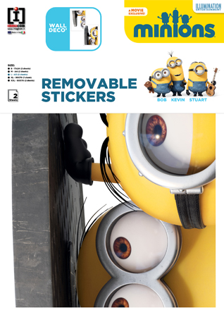 Minions : plaque d'égoût : stickers