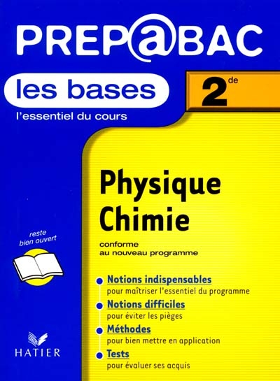 Physique-chimie, 2de : les bases