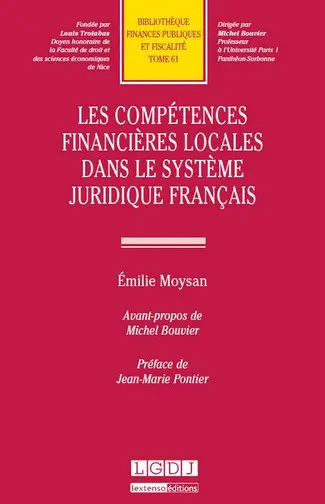 Les compétences financières locales dans le système juridique français