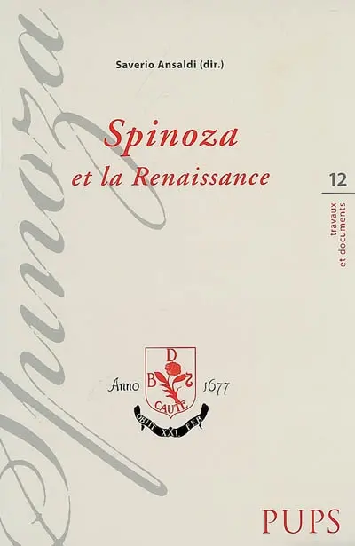 Spinoza et la Renaissance