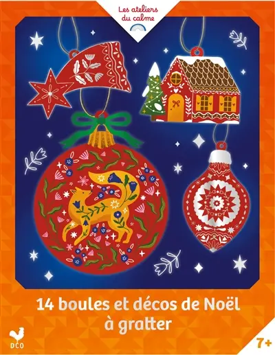 14 boules et décos de Noël à gratter