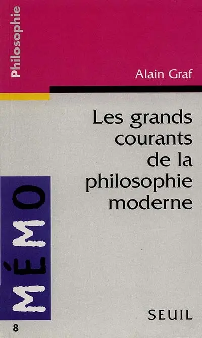 Les grands courants de la philosophie moderne