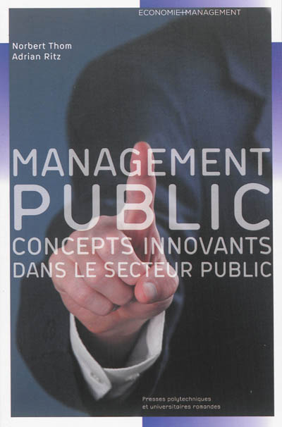 Management public : concepts innovants dans le secteur public