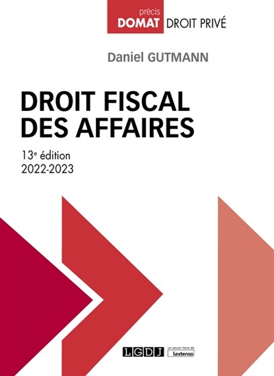 Droit fiscal des affaires : 2022-2023