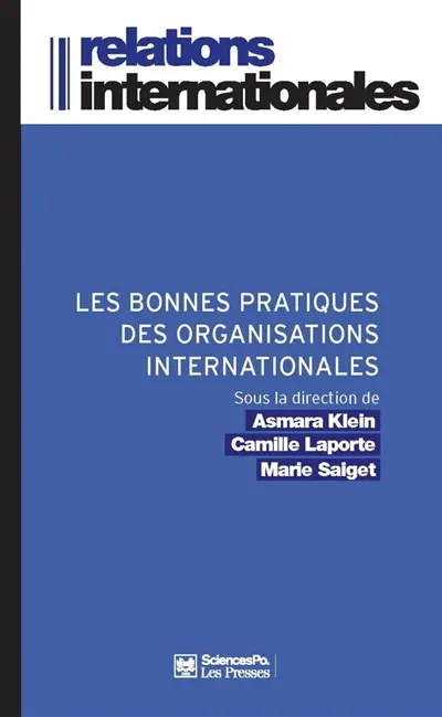Les bonnes pratiques des organisations internationales