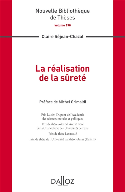 La réalisation de la sûreté