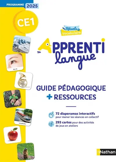 Rituels de vocabulaire CE1 : guide pédagogique + ressources