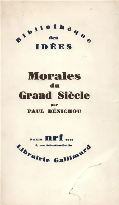 Morales du grand siècle