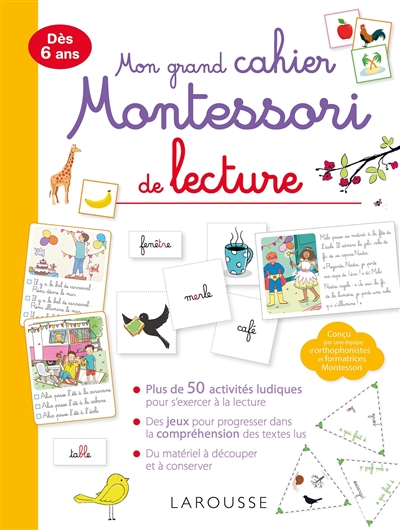 Mon cahier Montessori pour apprendre à écrire et à lire - Sons