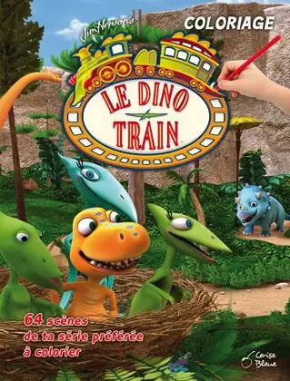 Le dino train : coloriage