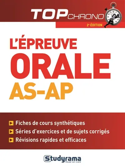 L'épreuve orale AS-AP