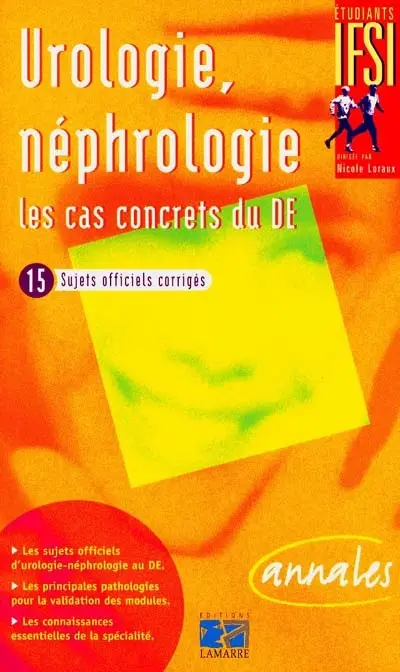 Urologie et néphrologie : les cas concrets du DE : 15 cas concrets officiels corrigés