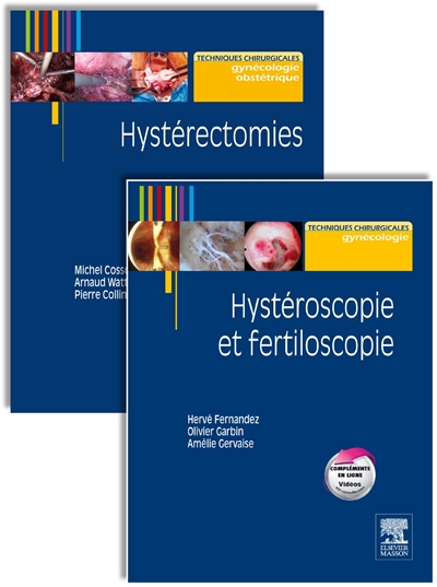 Hystérectomies, hystéroscopie : pack 2 volumes
