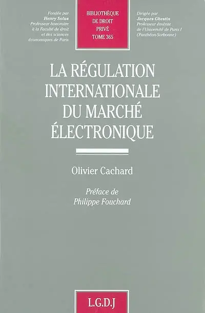 La régulation internationale du marché électronique