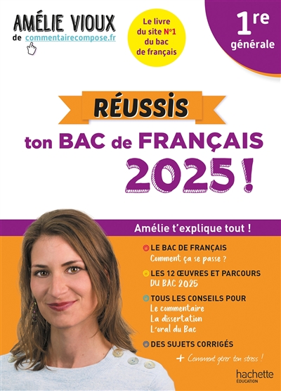 Réussis ton bac de français 2025 avec Amélie Vioux : 1re générale