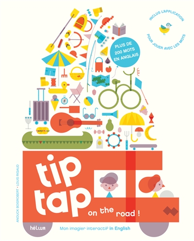 Tip tap on the road ! : mon imagier interactif in English