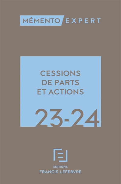 Cessions de parts et actions 2022-2023
