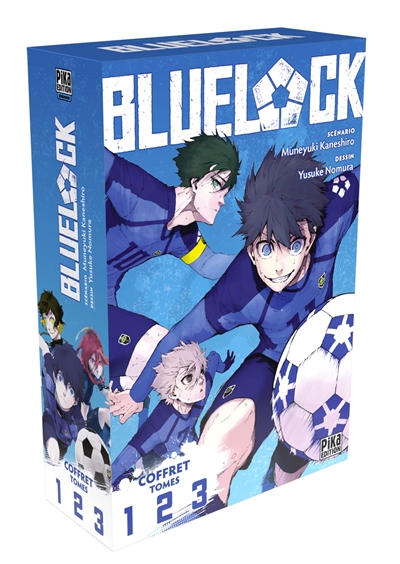 blue lock : coffret tomes 1 à 3