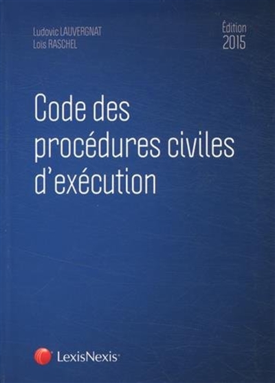 Code des procédures civiles d'exécution : 2015