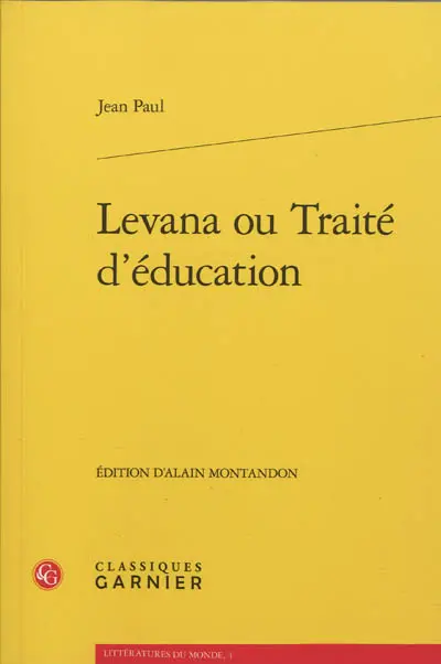 Levana ou Traité d'éducation