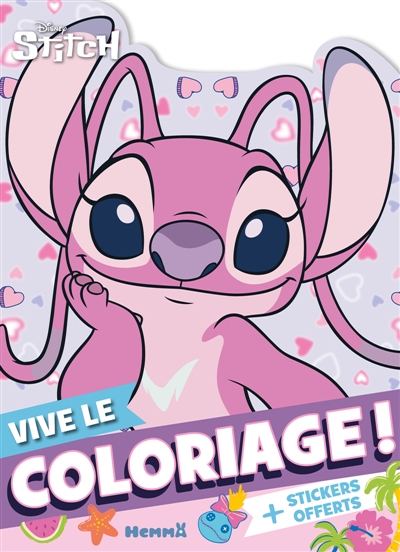 Disney Stitch : Vive le coloriage ! (Angel) : + Stickers offerts